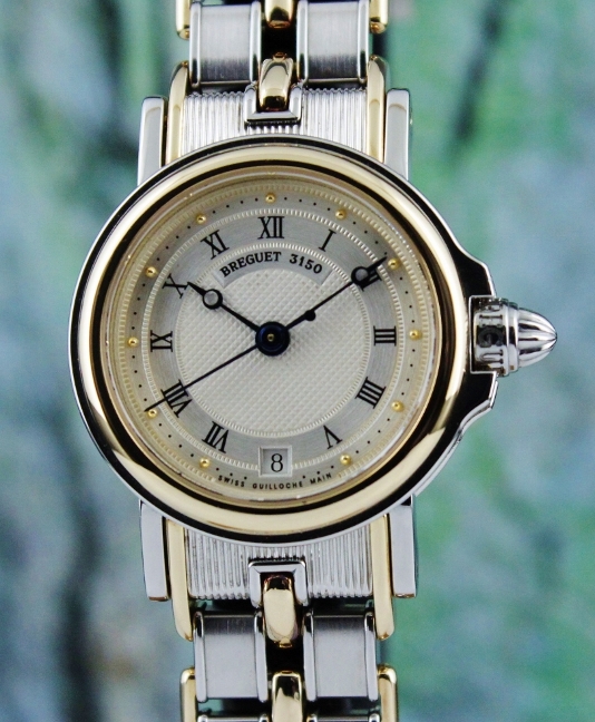 (image for) Breguet Lady Size Marine 18K Yellow Gold & Steel Automatic Watch / 8400SA/12/X40